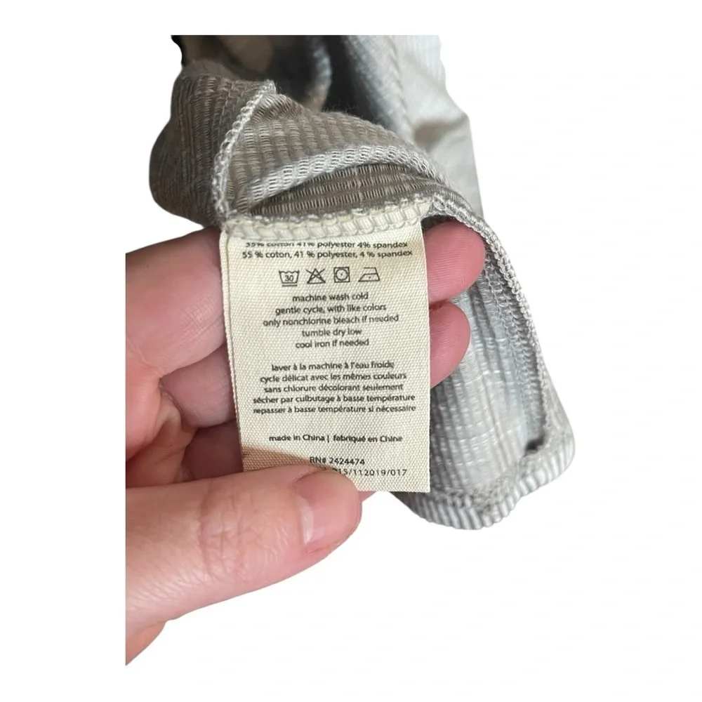 Anthropologie DONNI Sandwash Open Front Ribbed Cardigan NWT